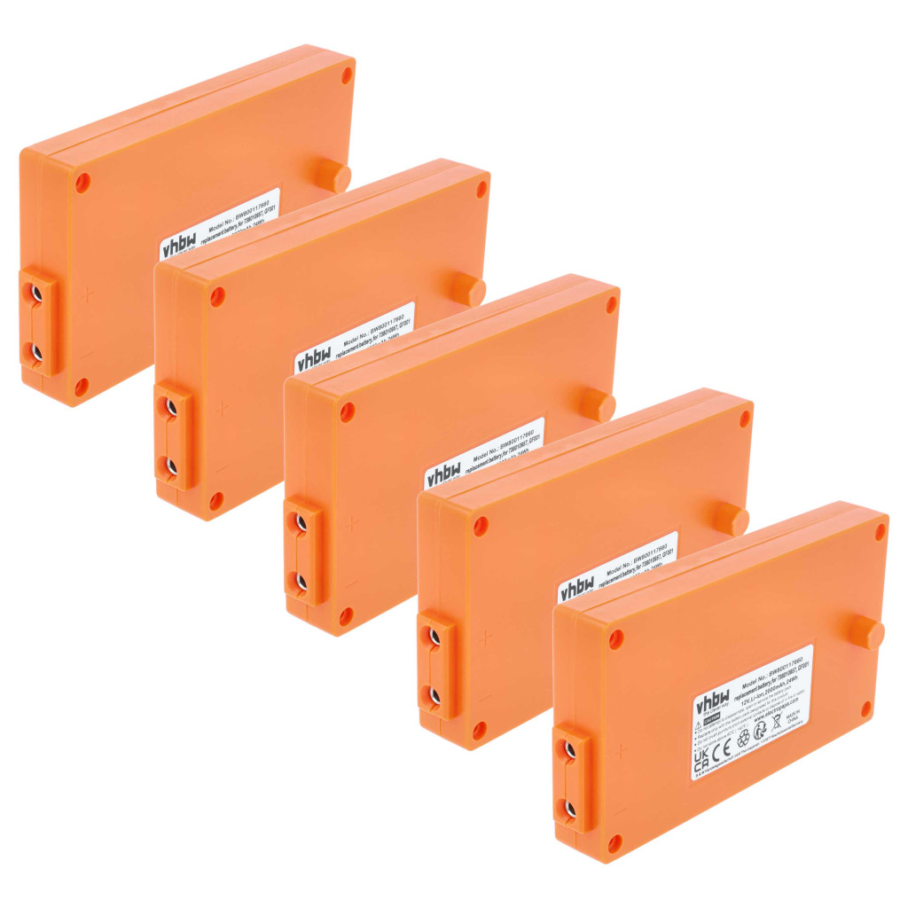 VHBW Távirányító Akkumulátor 738010957, 100-000-134 - 2000 mAh 12 V Li-Ion
