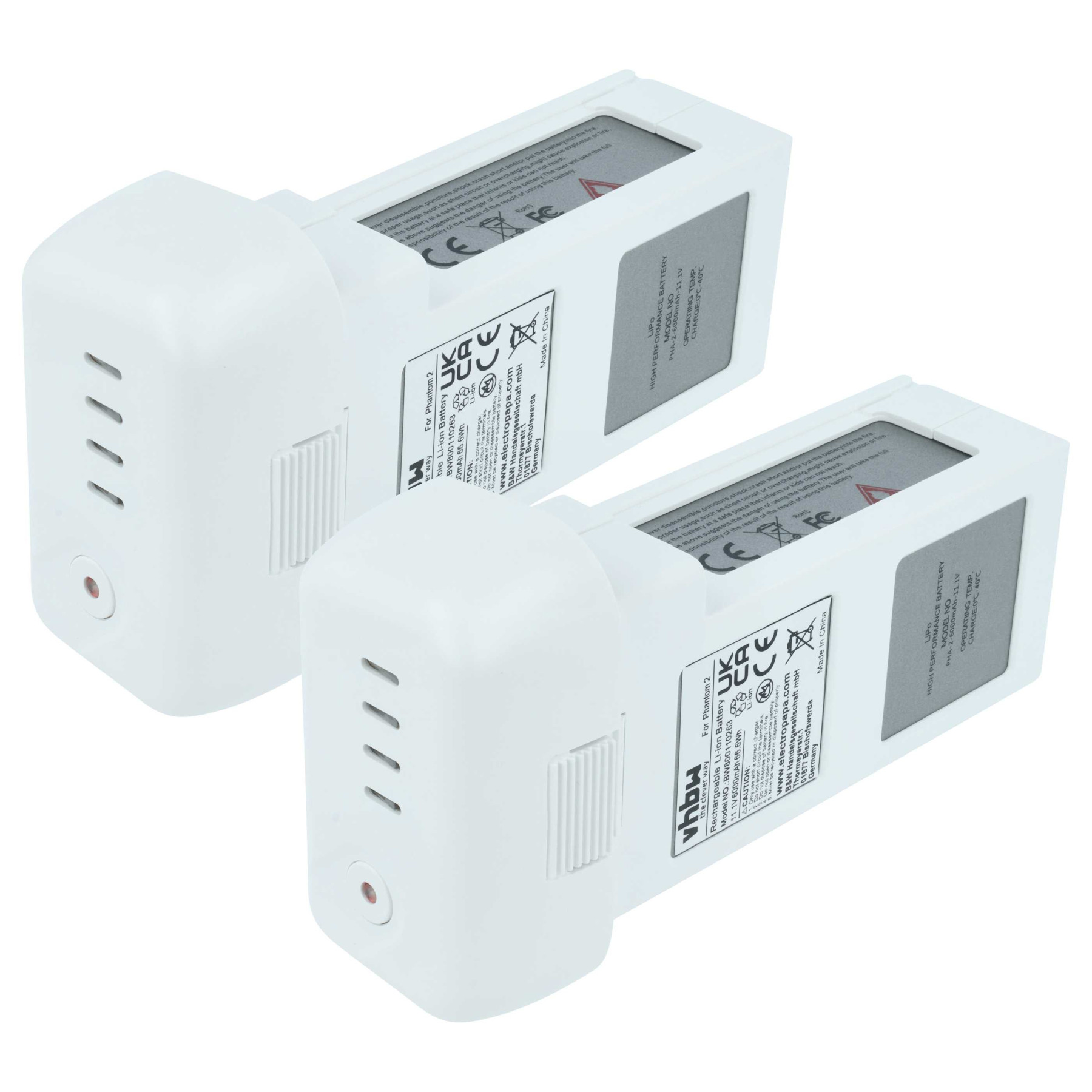 VHBW Drón Akkumulátor CP.PT.000395, CP.PT.000396, PHA-2, 733496 - 6000 mAh 11,1 V Li-polimer