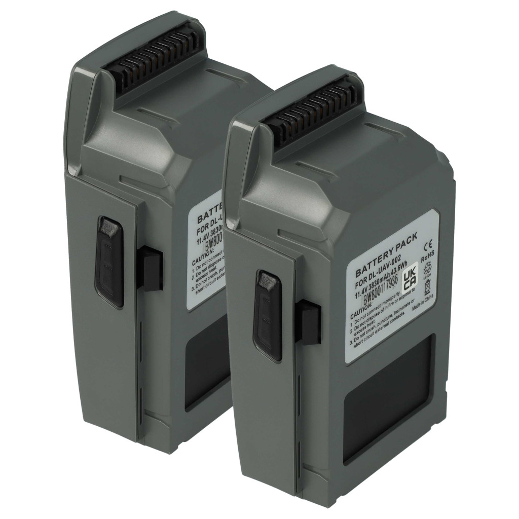 VHBW Drón Akkumulátor GP785075-38300DB - 3800 mAh 11,1 V Li-polymer
