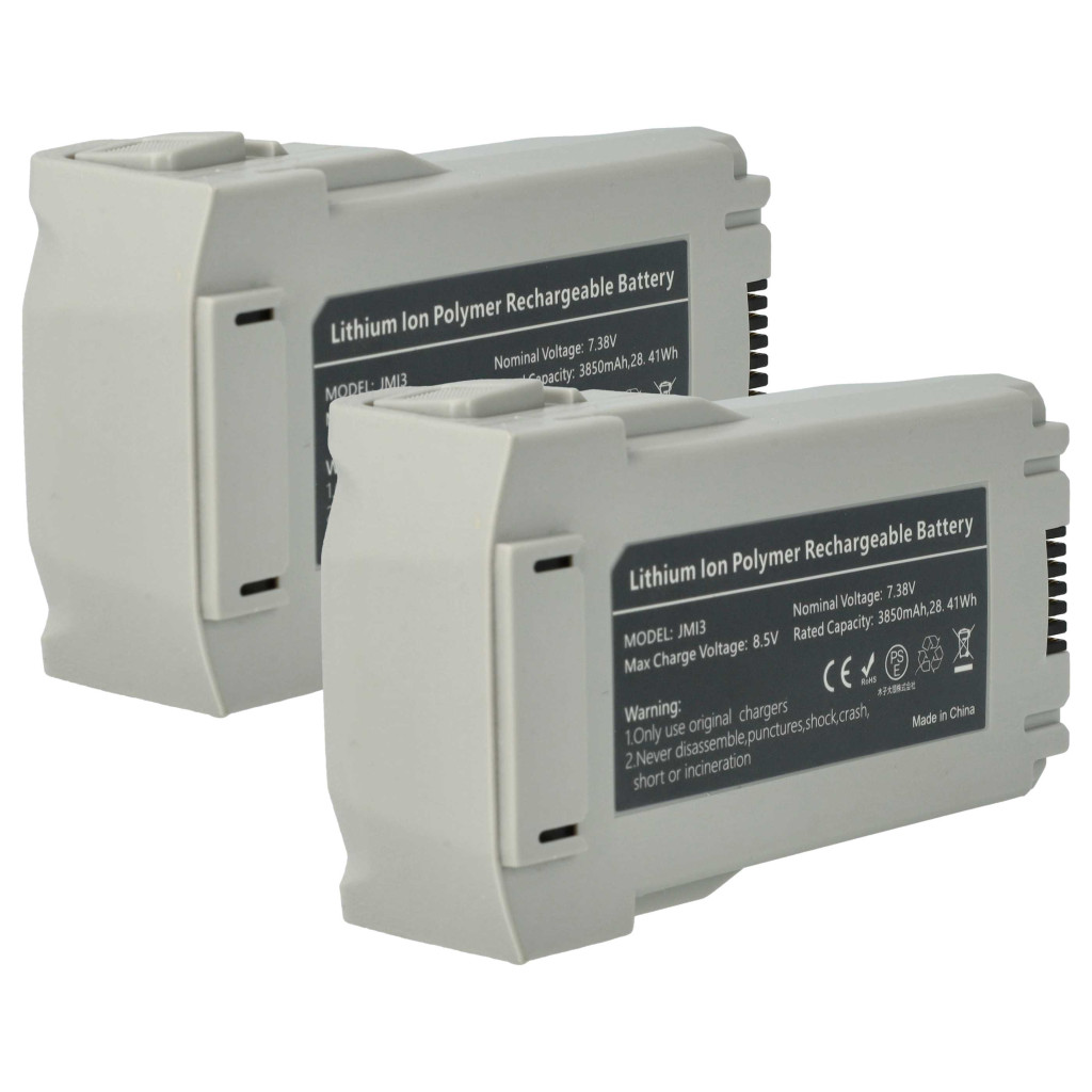 VHBW Drón Akkumulátor BWX162-3850-7.38, BWX140-2590-7.32, BWX162-2453-7.38 - 3850 mAh 7,4 V Li-polymer