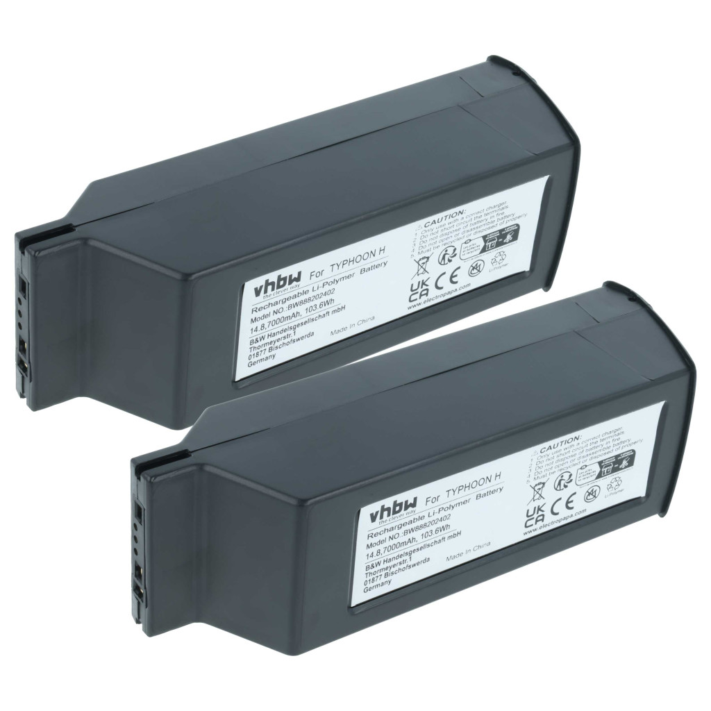 VHBW Drón Akkumulátor YUNH105, YUNTYH105 - 7000 mAh 14,8 V Li-polimer