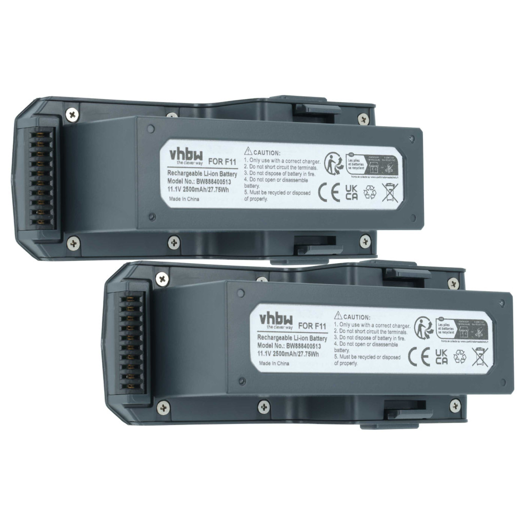 VHBW Drón Akkumulátor SJRC F11 GPS - 2500 mAh 11,1 V Li-polymer