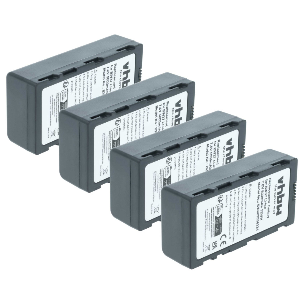 VHBW Drón Távirányító Akkumulátor DJI WB37 - 5000 mAh 7,4 V Li-polymer