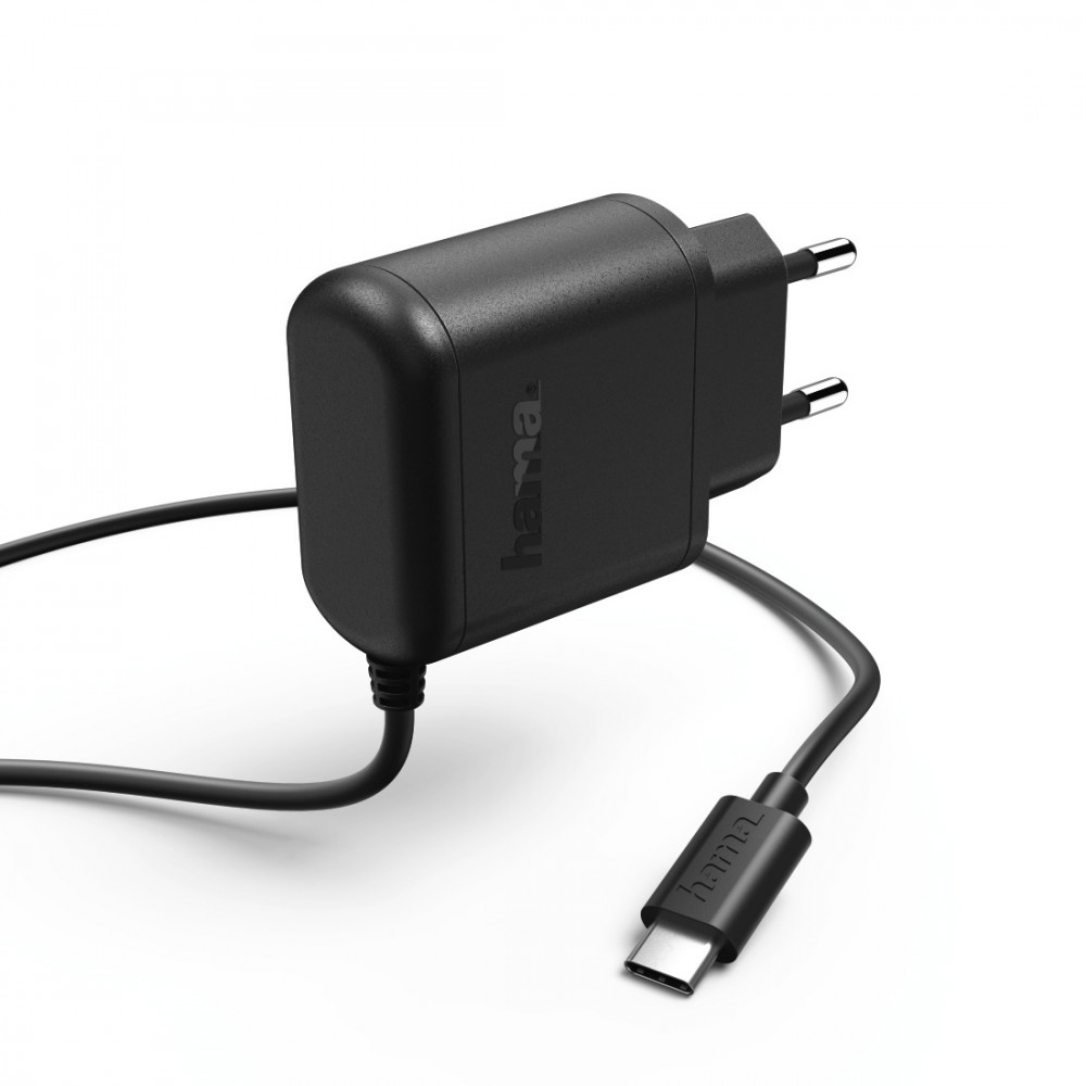 Hama USB Type-C Charger 3A Fekete