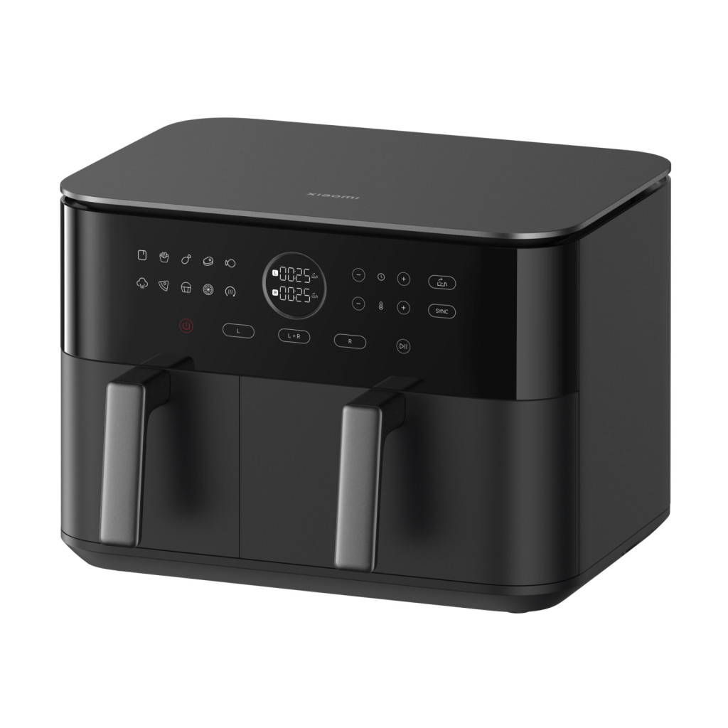 Xiaomi Dual Zone légsütő 10L fekete | Légsütő, air fryer | 2700 W, 3,5 L + 6,5 L