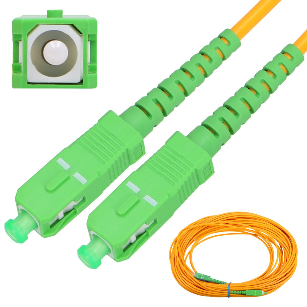 Extralink SC/APC-SC/APC jelzőkábel egymódusú, egyeres, G.657A, 3mm, 3m