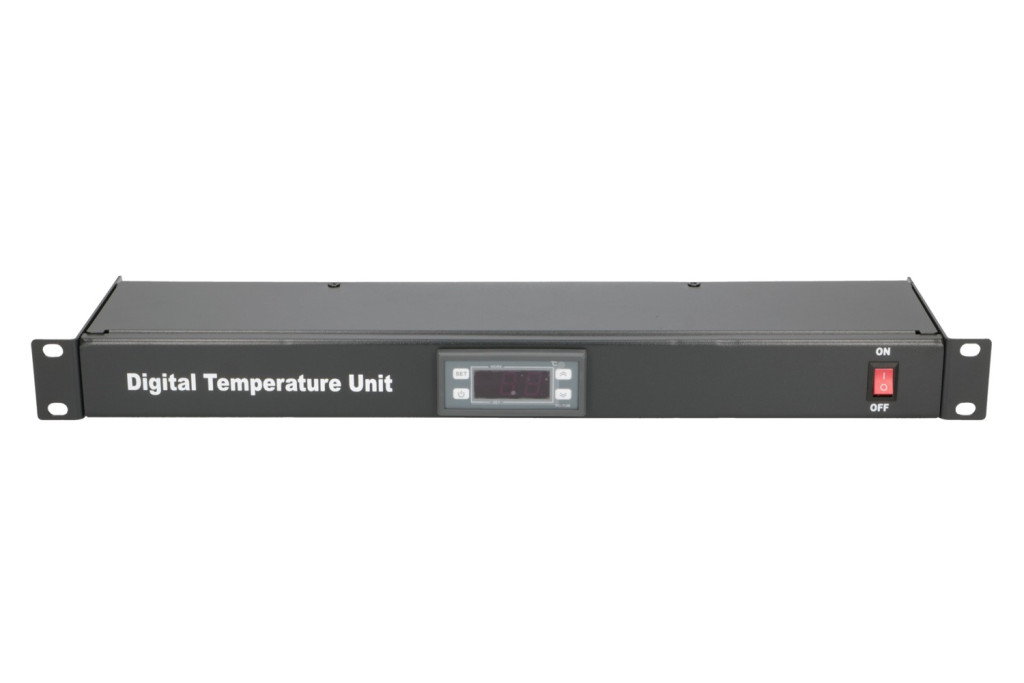 Extralink 19", termostategység, rack szekrényekhez