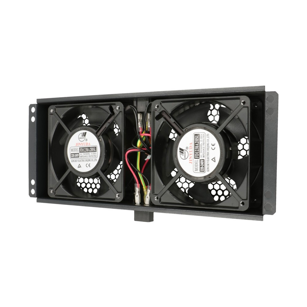 Extralink, hűtőegység, 2 ventilátor, termosztáthoz kábelel ellátva Extralink, hűtőegység, 2 ventilátor, termosztáthoz kábelel ellátva