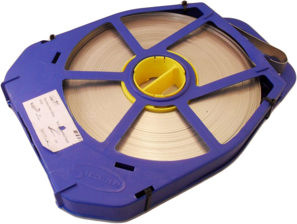 Extralink 0,7 mm, rozsdamentes acél szíj, 20 mm x 0,7 mm, 50 m