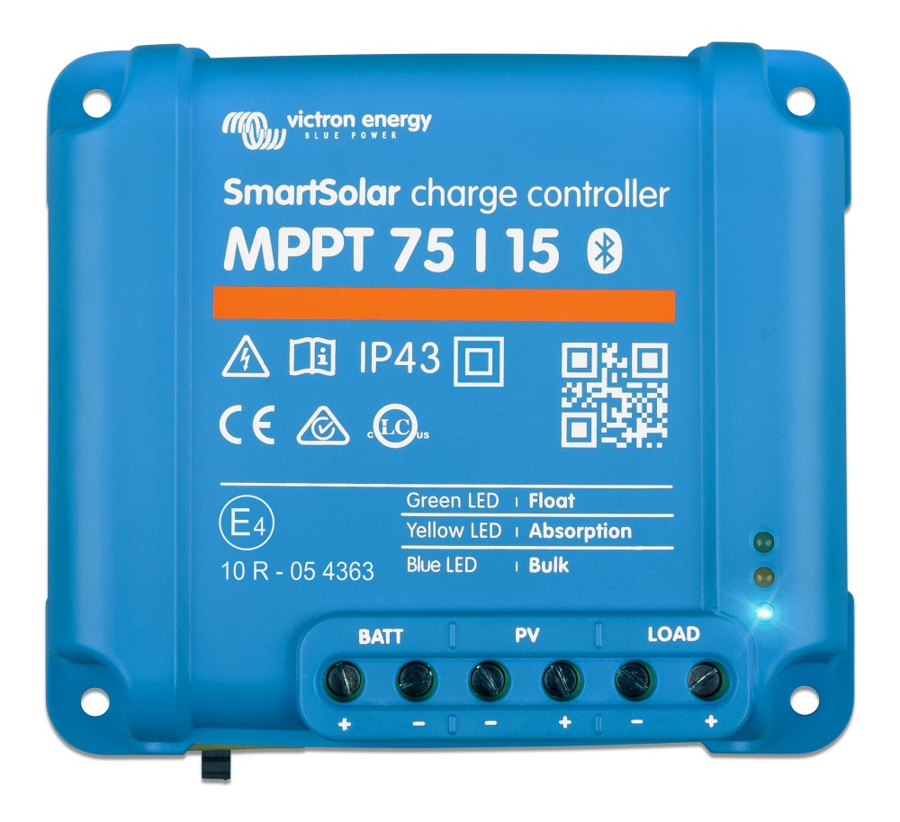 Victron Energy SmartSolar MPPT 75/15 12V / 24V 15A napelemes töltésvezérlő